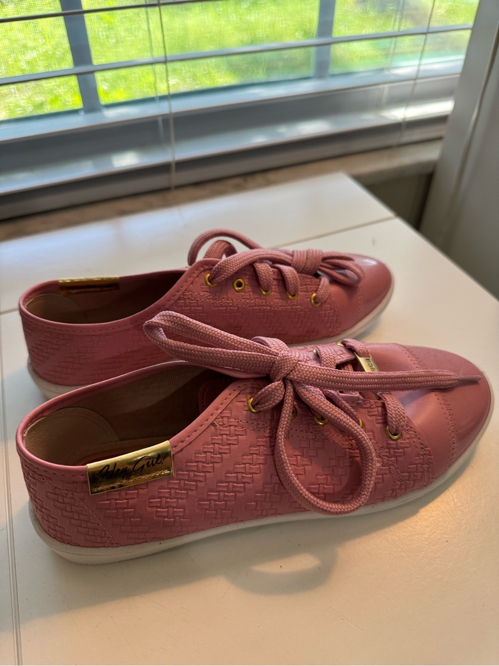 Moleca HeyGirl Pink Casual Lace-Up Women's Sneakers